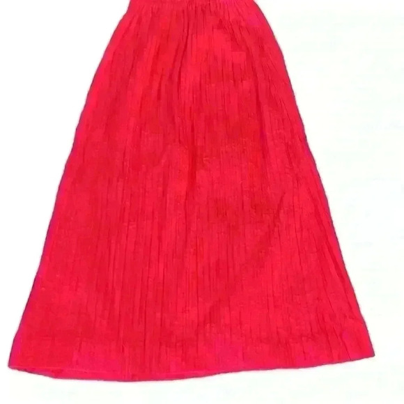 Tachi Castillo Vintage Red Maxi Skirt Size Medium - Picture 3 of 7